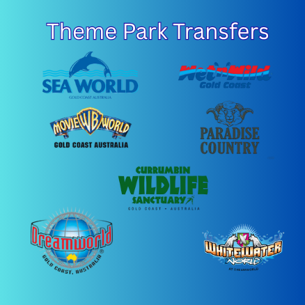 Theme Park Transfers. Walking groups. Hikers. Gold Coast Car Hire. Transfers. Brisbane Transfers. Hinterland Transfers. Theme Park Transfers